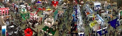 A bird’s-eye view of the JATA Exhibition Hall